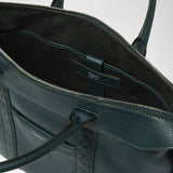 SOFT BRIEFCASE IN CACHEMIRE LEATHER AND MOSAICO