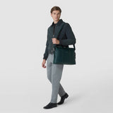 SOFT BRIEFCASE IN CACHEMIRE LEATHER AND MOSAICO