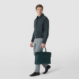 SOFT BRIEFCASE IN CACHEMIRE LEATHER AND MOSAICO