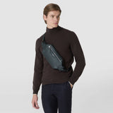 SOFT SLING BACKPACK IN CACHEMIRE LEATHER AND MOSAICO