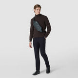 SOFT SLING BACKPACK IN CACHEMIRE LEATHER AND MOSAICO