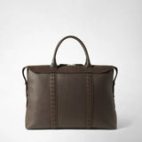 SOFT BRIEFCASE IN CACHEMIRE LEATHER AND MOSAICO