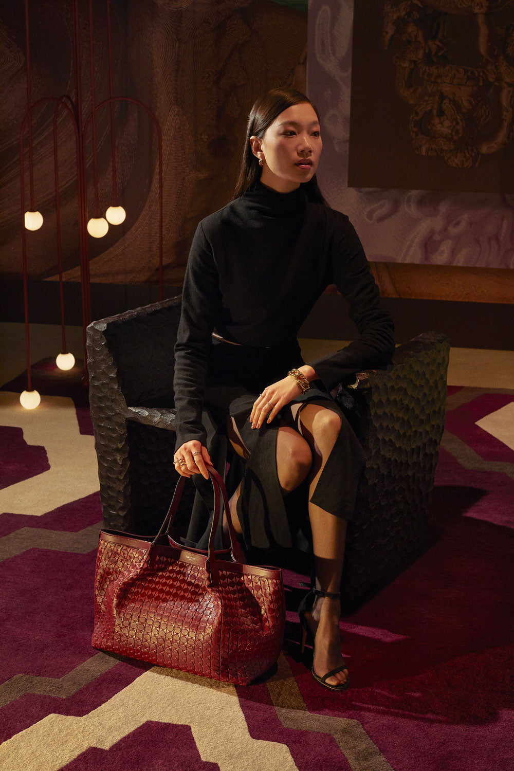 Secret Tote Bag in Mosaico - Serapian