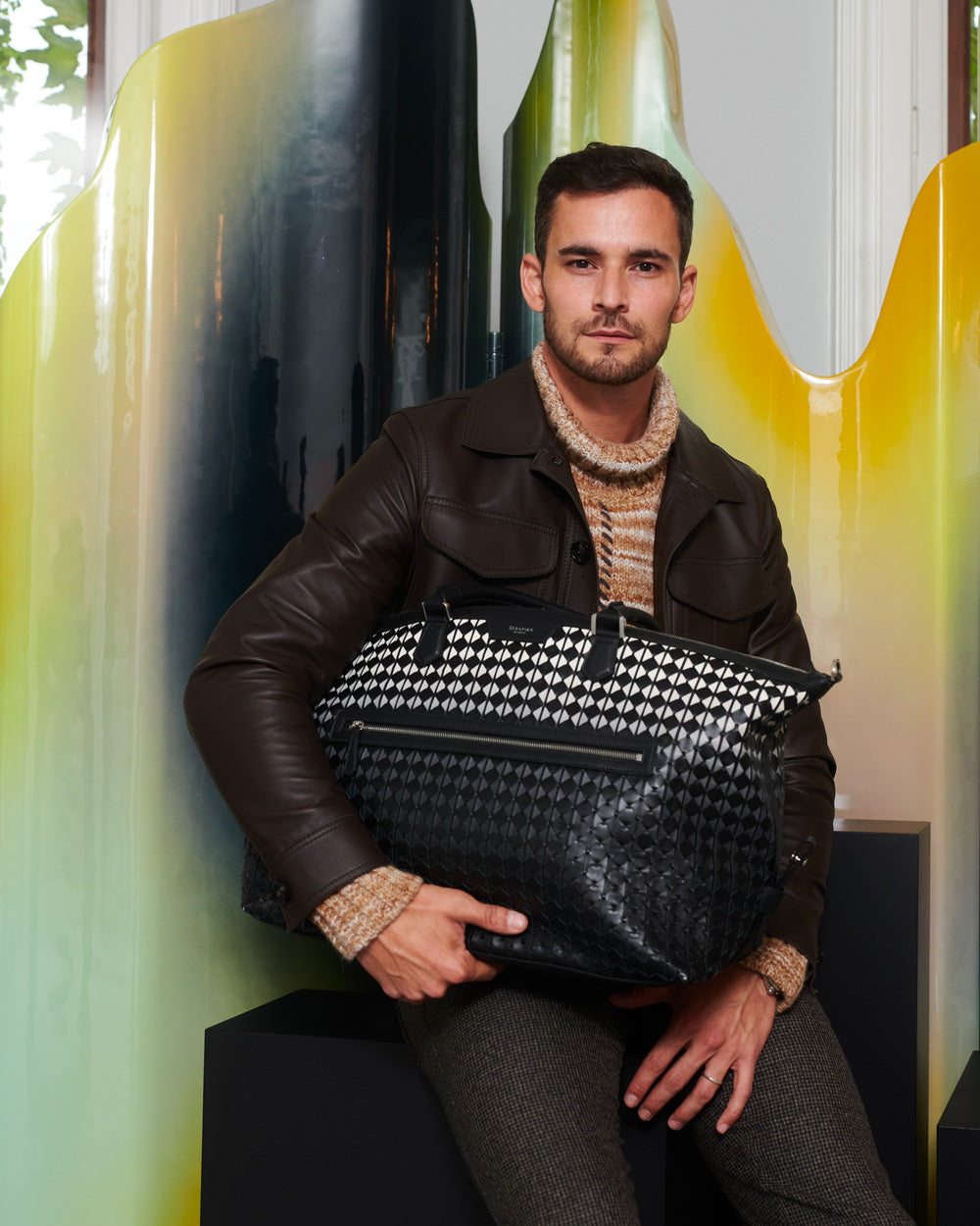 Secret Tote Bag in Mosaico - Serapian