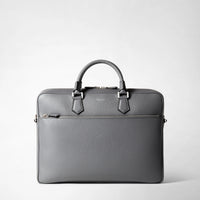 SLIM BRIEFCASE IN CACHEMIRE LEATHER Shadow