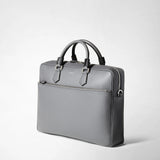 Attache-case slim en cuir cachemire - shadow
