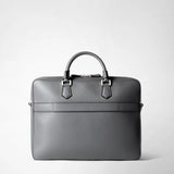Attache-case slim en cuir cachemire - shadow