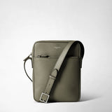 NORTH SOUTH CROSSBODY BAG IN CACHEMIRE LEATHER