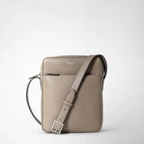 NORTH SOUTH CROSSBODY BAG IN CACHEMIRE LEATHER