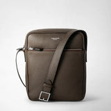 SACOCHE NORTH SOUTH EN CUIR CACHEMIRE