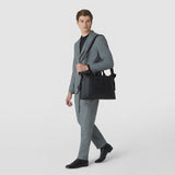 SOFT BRIEFCASE IN CACHEMIRE LEATHER AND MOSAICO