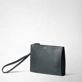 CLUTCH IN CACHEMIRE LEATHER AND MOSAICO