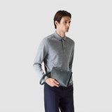 CLUTCH IN CACHEMIRE LEATHER AND MOSAICO