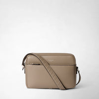 EAST WEST CROSSBODY BAG IN CACHEMIRE LEATHER