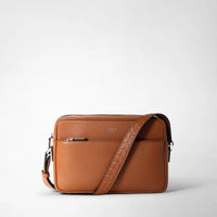 EAST WEST CROSSBODY BAG IN CACHEMIRE LEATHER