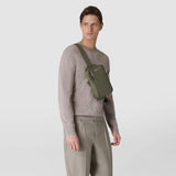 SLING BACKPACK IN CACHEMIRE LEATHER AND MOSAICO