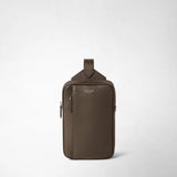SLING BACKPACK IN CACHEMIRE LEATHER AND MOSAICO