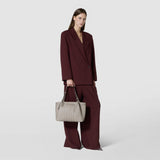 Small secret tote bag in cachemire leather and mosaico - sahara