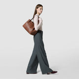 SMALL SECRET TOTE BAG IN CACHEMIRE LEATHER AND MOSAICO