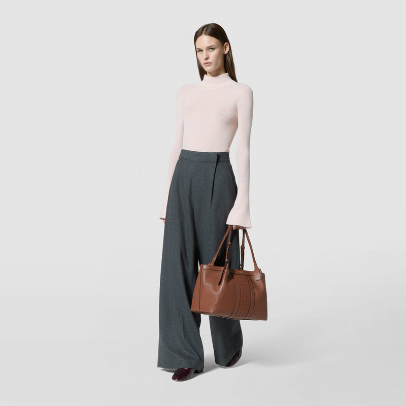 SMALL SECRET TOTE BAG IN CACHEMIRE LEATHER AND MOSAICO