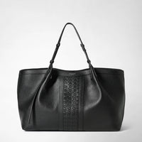 SECRET TOTE BAG IN CACHEMIRE LEATHER AND MOSAICO
