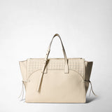 MEDIUM MARO BAG IN CACHEMIRE LEATHER AND MOSAICO