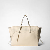 MEDIUM MARO BAG IN CACHEMIRE LEATHER AND MOSAICO