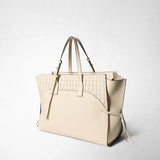 MEDIUM MARO BAG IN CACHEMIRE LEATHER AND MOSAICO