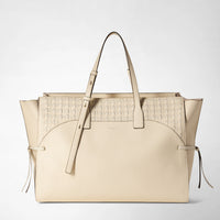 MAXI MARO BAG IN CACHEMIRE LEATHER AND MOSAICO