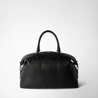 SMALL TRAVEL BAG IN CACHEMIRE LEATHER AND MOSAICO