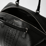 SMALL TRAVEL BAG IN CACHEMIRE LEATHER AND MOSAICO