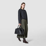 SMALL TRAVEL BAG IN CACHEMIRE LEATHER AND MOSAICO