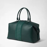 TRAVEL BAG IN CACHEMIRE LEATHER AND MOSAICO