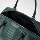 TRAVEL BAG IN CACHEMIRE LEATHER AND MOSAICO