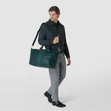 TRAVEL BAG IN CACHEMIRE LEATHER AND MOSAICO