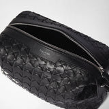 2-in-1 clutch in mosaico mestieri d'arte - black/off-white