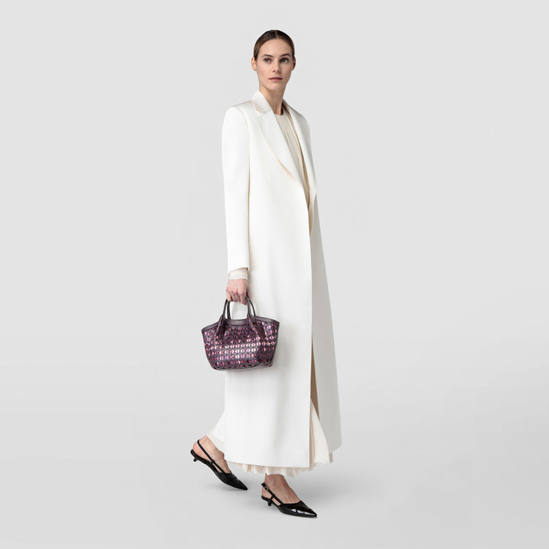 Sac secret mini en mosaico mestieri d'arte - riflessi plum