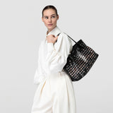 Small secret tote bag in mosaico mestieri d'arte - riflessi black