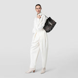 Small secret tote bag in mosaico mestieri d'arte - riflessi black