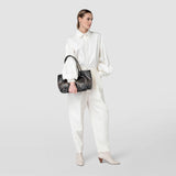 Small secret tote bag in mosaico mestieri d'arte - riflessi black
