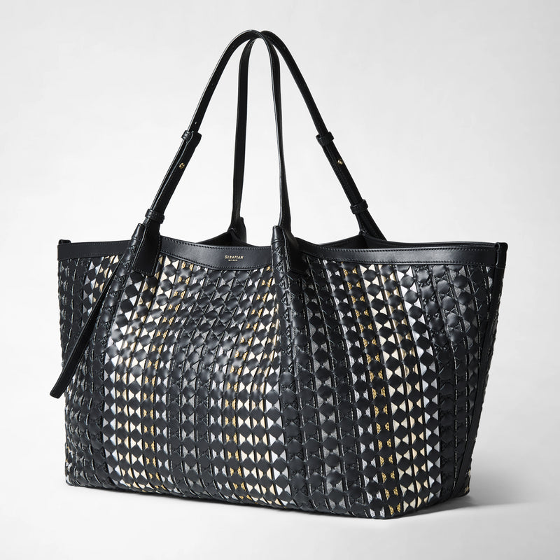 MAXI SECRET TOTE BAG IN MOSAICO MESTIERI D&#39;ARTE