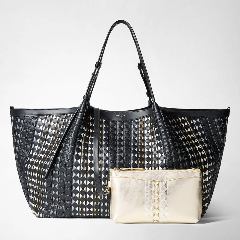 MAXI SECRET TOTE BAG IN MOSAICO MESTIERI D&#39;ARTE