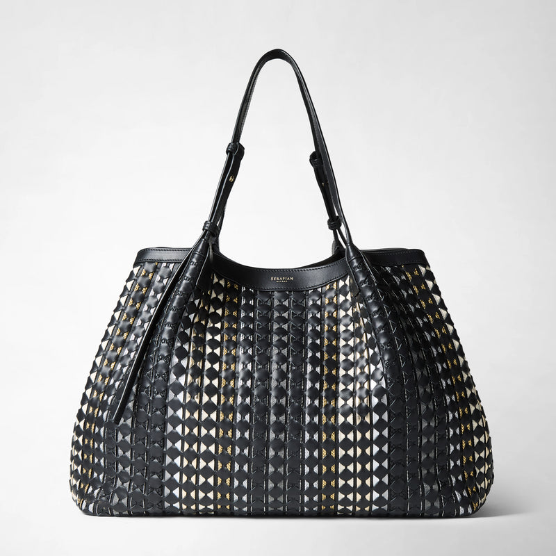 MAXI SECRET TOTE BAG IN MOSAICO MESTIERI D&#39;ARTE