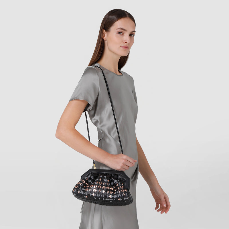 Pochette secret en mosaico mestieri d'arte - riflessi black
