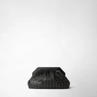 SECRET CLUTCH BAG IN MOSAICO MICROCHAIN Black