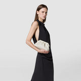 MINI SECRET CLUTCH BAG IN MOSAICO MICROCHAIN