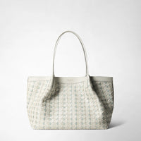 SMALL SECRET TOTE BAG IN MOSAICO AND ELAPHE