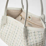 SMALL SECRET TOTE BAG IN MOSAICO AND ELAPHE