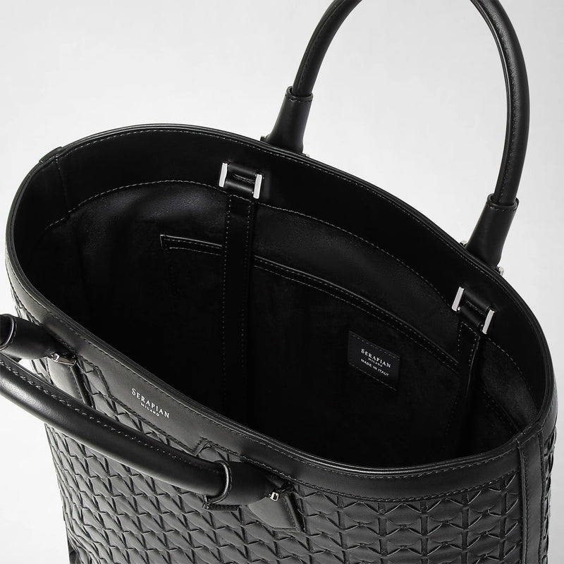 Sac cabas de jour en mosaico - black