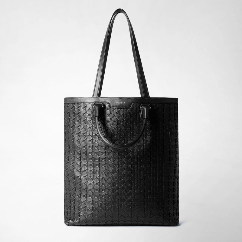Sac cabas de jour en mosaico - black